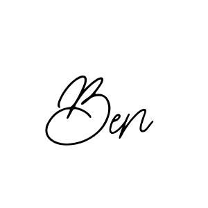 How to make Ben name signature. Use Bearetta-2O07w style for creating short signs online. This is the latest handwritten sign. Ben signature style 12 images and pictures png