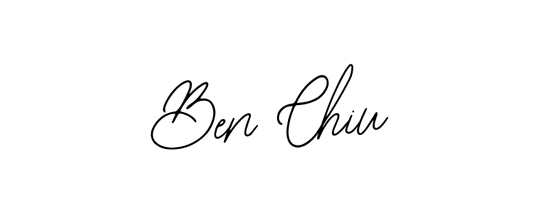 Similarly Bearetta-2O07w is the best handwritten signature design. Signature creator online .You can use it as an online autograph creator for name Ben Chiu. Ben Chiu signature style 12 images and pictures png