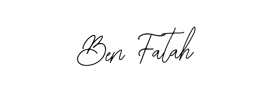 Design your own signature with our free online signature maker. With this signature software, you can create a handwritten (Bearetta-2O07w) signature for name Ben Fatah. Ben Fatah signature style 12 images and pictures png