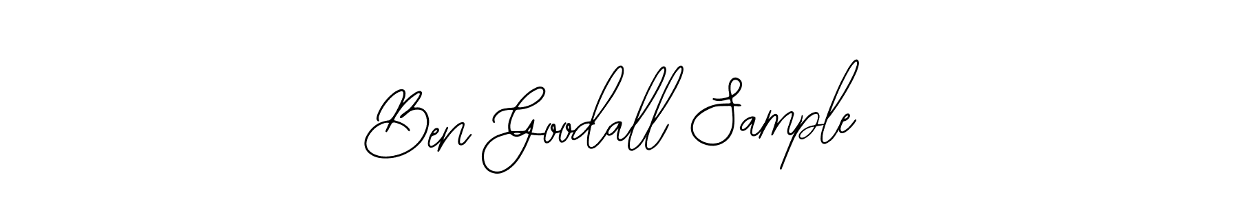 You should practise on your own different ways (Bearetta-2O07w) to write your name (Ben Goodall Sample) in signature. don't let someone else do it for you. Ben Goodall Sample signature style 12 images and pictures png