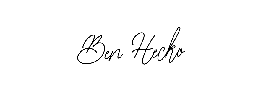 Make a beautiful signature design for name Ben Hecko. With this signature (Bearetta-2O07w) style, you can create a handwritten signature for free. Ben Hecko signature style 12 images and pictures png