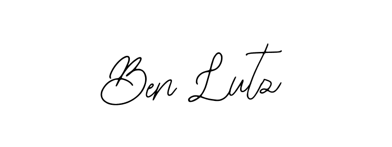 Best and Professional Signature Style for Ben Lutz. Bearetta-2O07w Best Signature Style Collection. Ben Lutz signature style 12 images and pictures png