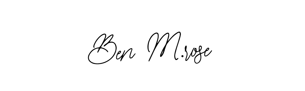 Also You can easily find your signature by using the search form. We will create Ben M.rose name handwritten signature images for you free of cost using Bearetta-2O07w sign style. Ben M.rose signature style 12 images and pictures png