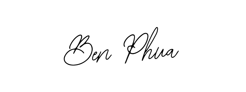 Design your own signature with our free online signature maker. With this signature software, you can create a handwritten (Bearetta-2O07w) signature for name Ben Phua. Ben Phua signature style 12 images and pictures png