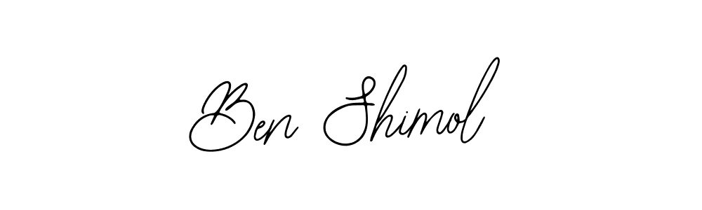 The best way (Bearetta-2O07w) to make a short signature is to pick only two or three words in your name. The name Ben Shimol include a total of six letters. For converting this name. Ben Shimol signature style 12 images and pictures png