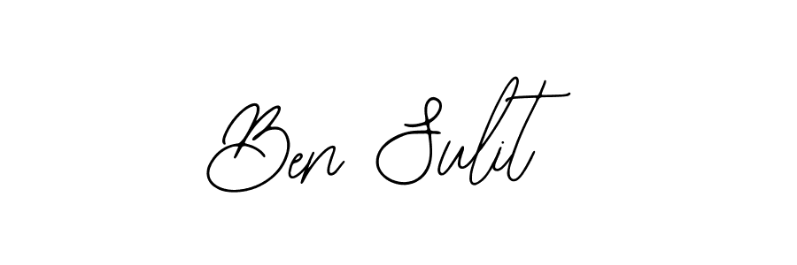 Use a signature maker to create a handwritten signature online. With this signature software, you can design (Bearetta-2O07w) your own signature for name Ben Sulit. Ben Sulit signature style 12 images and pictures png