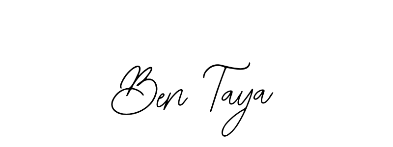 Use a signature maker to create a handwritten signature online. With this signature software, you can design (Bearetta-2O07w) your own signature for name Ben Taya. Ben Taya signature style 12 images and pictures png