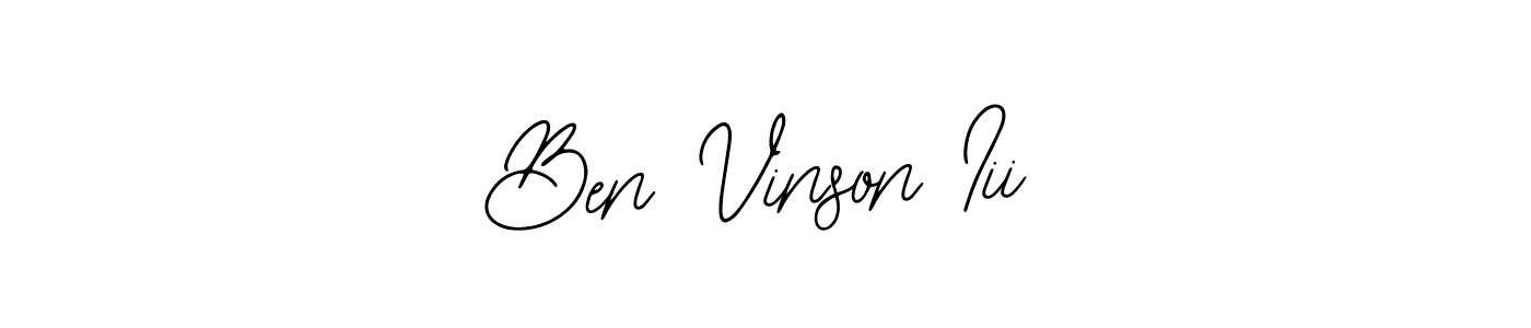 Also we have Ben Vinson Iii name is the best signature style. Create professional handwritten signature collection using Bearetta-2O07w autograph style. Ben Vinson Iii signature style 12 images and pictures png