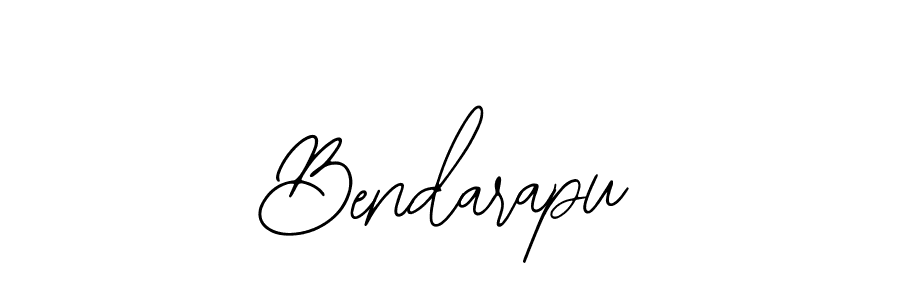 Make a beautiful signature design for name Bendarapu. With this signature (Bearetta-2O07w) style, you can create a handwritten signature for free. Bendarapu signature style 12 images and pictures png