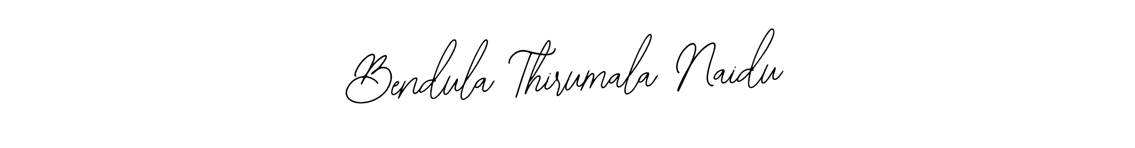 Make a beautiful signature design for name Bendula Thirumala Naidu. With this signature (Bearetta-2O07w) style, you can create a handwritten signature for free. Bendula Thirumala Naidu signature style 12 images and pictures png