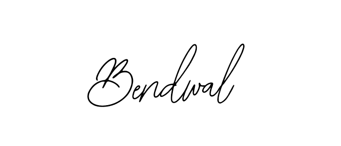 How to make Bendwal signature? Bearetta-2O07w is a professional autograph style. Create handwritten signature for Bendwal name. Bendwal signature style 12 images and pictures png