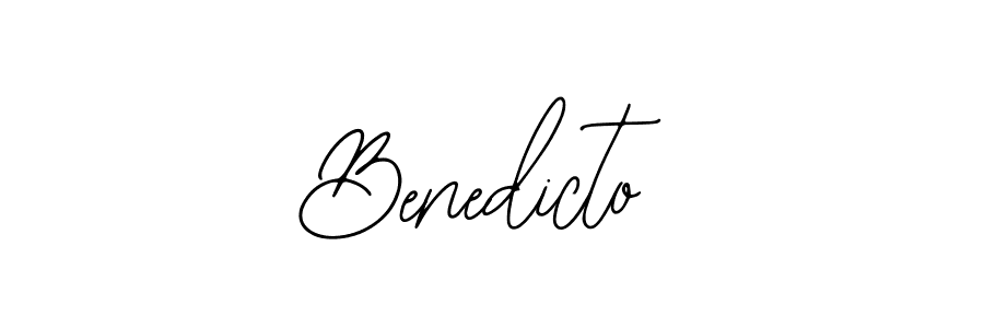 How to Draw Benedicto signature style? Bearetta-2O07w is a latest design signature styles for name Benedicto. Benedicto signature style 12 images and pictures png