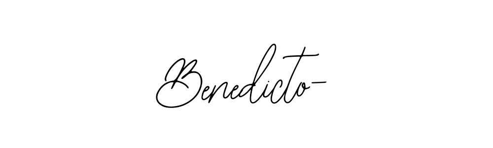 if you are searching for the best signature style for your name Benedicto-. so please give up your signature search. here we have designed multiple signature styles  using Bearetta-2O07w. Benedicto- signature style 12 images and pictures png