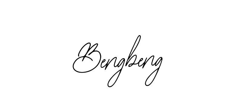 if you are searching for the best signature style for your name Bengbeng. so please give up your signature search. here we have designed multiple signature styles  using Bearetta-2O07w. Bengbeng signature style 12 images and pictures png