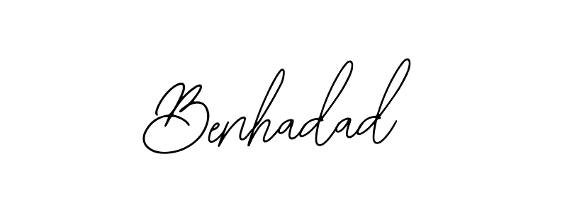 Bearetta-2O07w is a professional signature style that is perfect for those who want to add a touch of class to their signature. It is also a great choice for those who want to make their signature more unique. Get Benhadad name to fancy signature for free. Benhadad signature style 12 images and pictures png