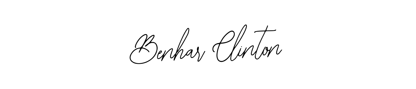 Design your own signature with our free online signature maker. With this signature software, you can create a handwritten (Bearetta-2O07w) signature for name Benhar Clinton. Benhar Clinton signature style 12 images and pictures png