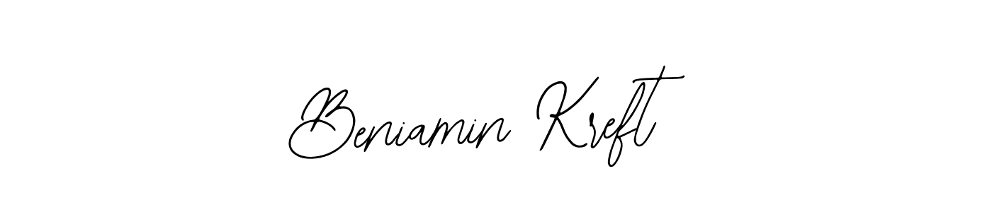 How to Draw Beniamin Kreft signature style? Bearetta-2O07w is a latest design signature styles for name Beniamin Kreft. Beniamin Kreft signature style 12 images and pictures png