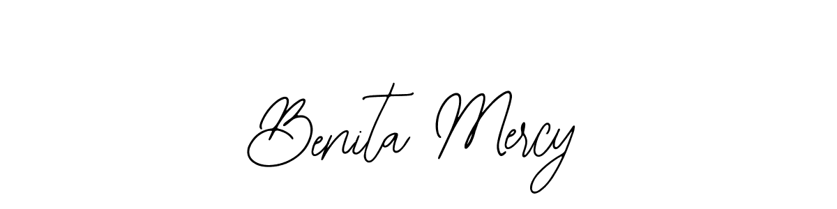 How to Draw Benita Mercy signature style? Bearetta-2O07w is a latest design signature styles for name Benita Mercy. Benita Mercy signature style 12 images and pictures png