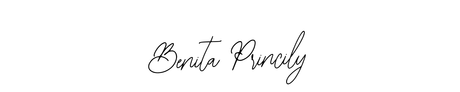 Create a beautiful signature design for name Benita Princily. With this signature (Bearetta-2O07w) fonts, you can make a handwritten signature for free. Benita Princily signature style 12 images and pictures png