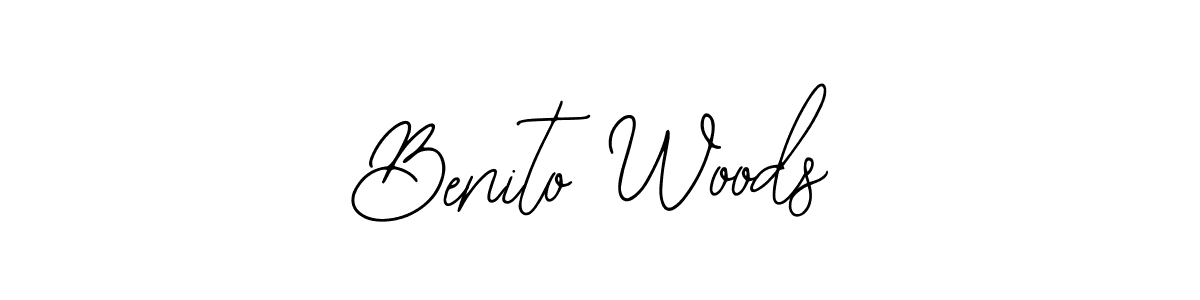 Use a signature maker to create a handwritten signature online. With this signature software, you can design (Bearetta-2O07w) your own signature for name Benito Woods. Benito Woods signature style 12 images and pictures png