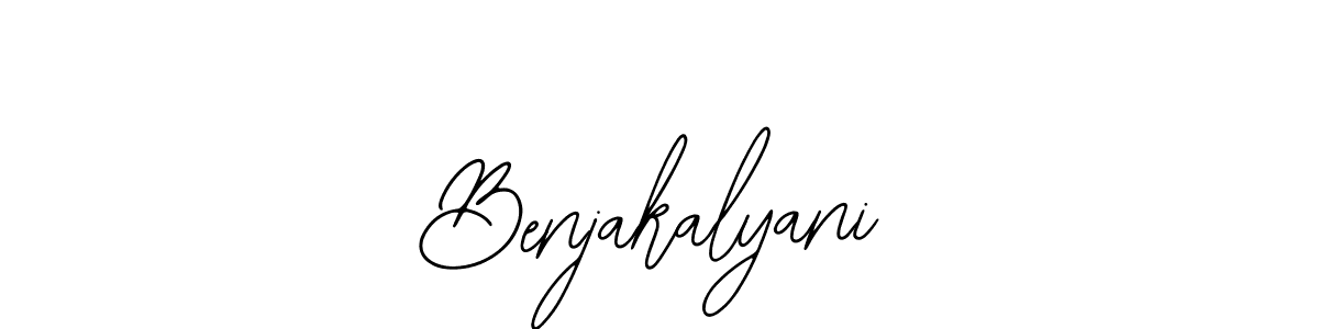 How to make Benjakalyani name signature. Use Bearetta-2O07w style for creating short signs online. This is the latest handwritten sign. Benjakalyani signature style 12 images and pictures png