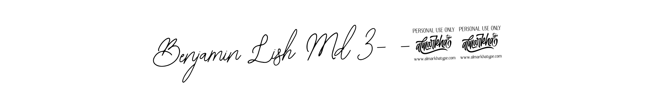 Create a beautiful signature design for name Benjamin Lish Md 3-8-24. With this signature (Bearetta-2O07w) fonts, you can make a handwritten signature for free. Benjamin Lish Md 3-8-24 signature style 12 images and pictures png