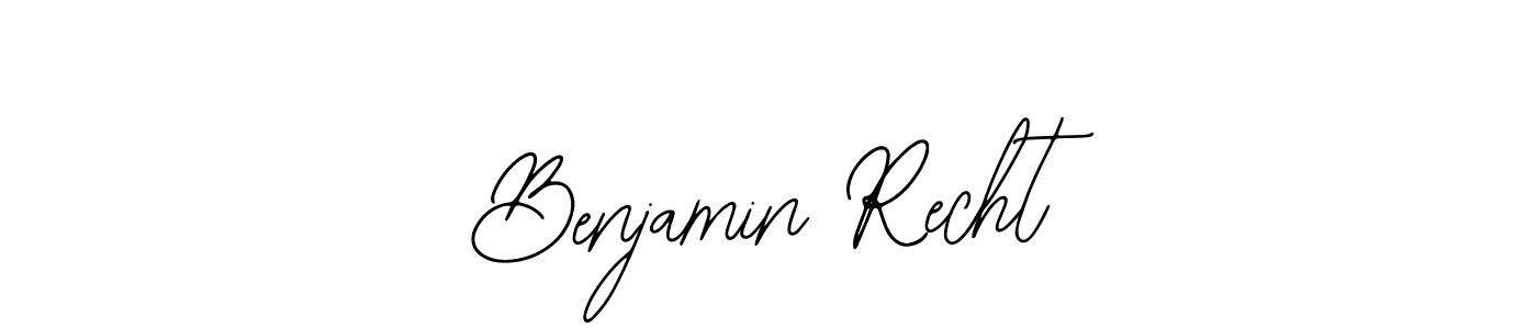 Bearetta-2O07w is a professional signature style that is perfect for those who want to add a touch of class to their signature. It is also a great choice for those who want to make their signature more unique. Get Benjamin Recht name to fancy signature for free. Benjamin Recht signature style 12 images and pictures png