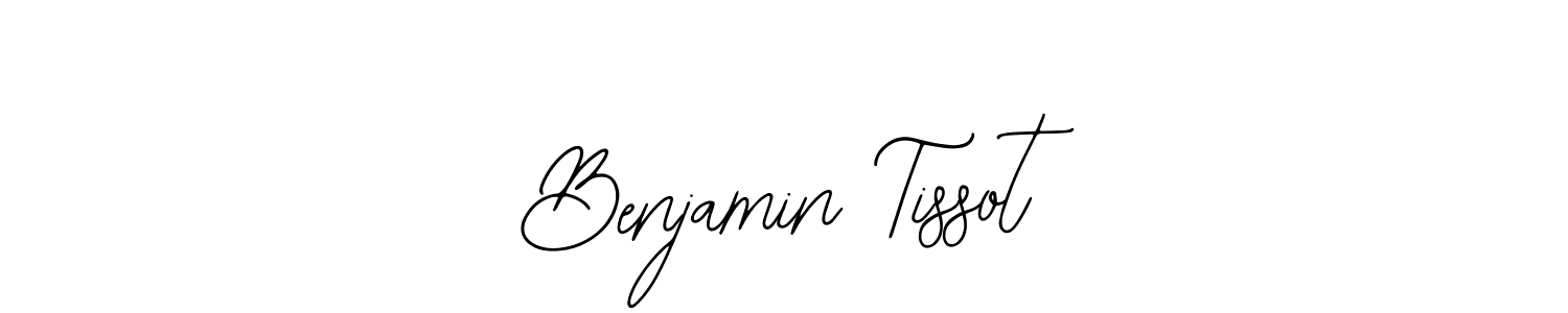 How to make Benjamin Tissot name signature. Use Bearetta-2O07w style for creating short signs online. This is the latest handwritten sign. Benjamin Tissot signature style 12 images and pictures png