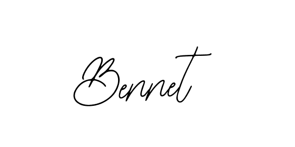 Use a signature maker to create a handwritten signature online. With this signature software, you can design (Bearetta-2O07w) your own signature for name Bennet. Bennet signature style 12 images and pictures png