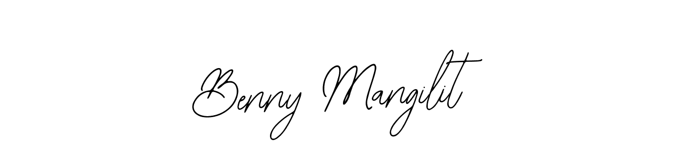 Make a beautiful signature design for name Benny Mangilit. Use this online signature maker to create a handwritten signature for free. Benny Mangilit signature style 12 images and pictures png