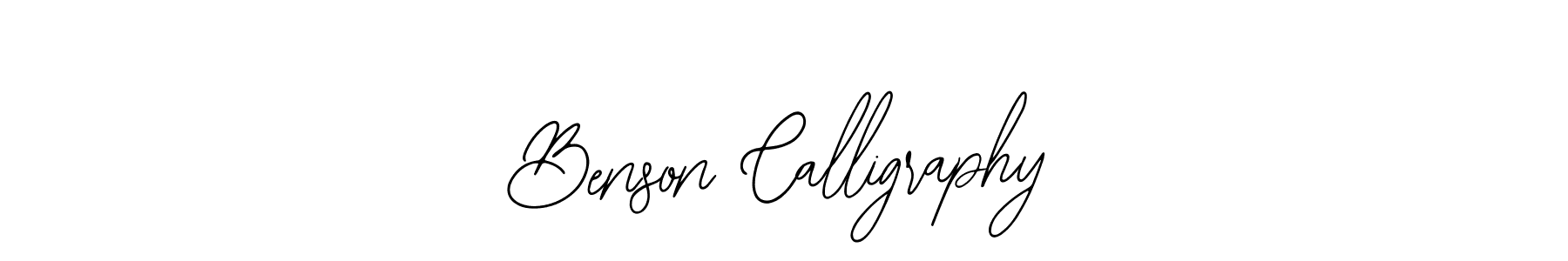 Use a signature maker to create a handwritten signature online. With this signature software, you can design (Bearetta-2O07w) your own signature for name Benson Calligraphy. Benson Calligraphy signature style 12 images and pictures png