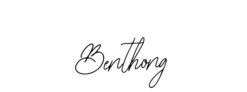 Design your own signature with our free online signature maker. With this signature software, you can create a handwritten (Bearetta-2O07w) signature for name Benthong. Benthong signature style 12 images and pictures png