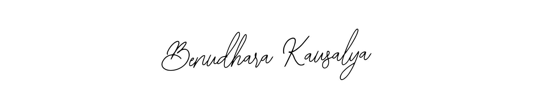 How to make Benudhara Kausalya signature? Bearetta-2O07w is a professional autograph style. Create handwritten signature for Benudhara Kausalya name. Benudhara Kausalya signature style 12 images and pictures png