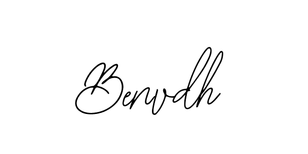 Create a beautiful signature design for name Benvdh. With this signature (Bearetta-2O07w) fonts, you can make a handwritten signature for free. Benvdh signature style 12 images and pictures png