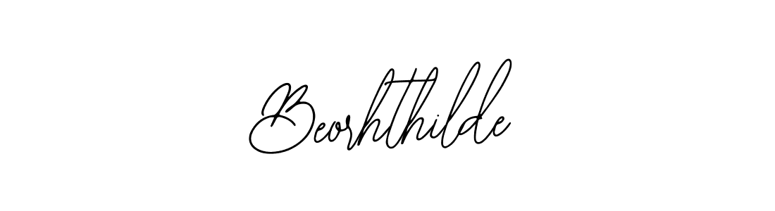 Make a beautiful signature design for name Beorhthilde. With this signature (Bearetta-2O07w) style, you can create a handwritten signature for free. Beorhthilde signature style 12 images and pictures png