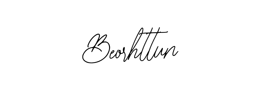 You should practise on your own different ways (Bearetta-2O07w) to write your name (Beorhttun) in signature. don't let someone else do it for you. Beorhttun signature style 12 images and pictures png