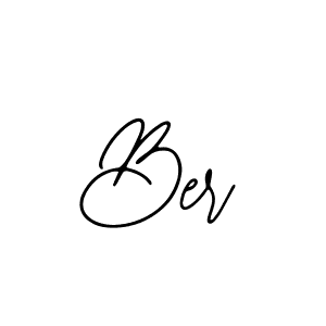 Design your own signature with our free online signature maker. With this signature software, you can create a handwritten (Bearetta-2O07w) signature for name Ber. Ber signature style 12 images and pictures png
