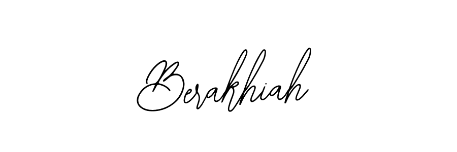 You can use this online signature creator to create a handwritten signature for the name Berakhiah. This is the best online autograph maker. Berakhiah signature style 12 images and pictures png