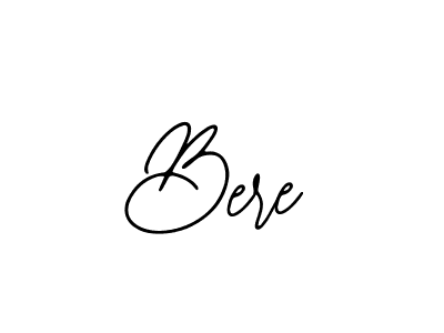 How to make Bere name signature. Use Bearetta-2O07w style for creating short signs online. This is the latest handwritten sign. Bere signature style 12 images and pictures png