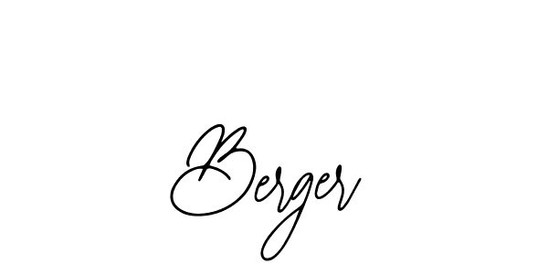 Make a beautiful signature design for name Berger. With this signature (Bearetta-2O07w) style, you can create a handwritten signature for free. Berger signature style 12 images and pictures png