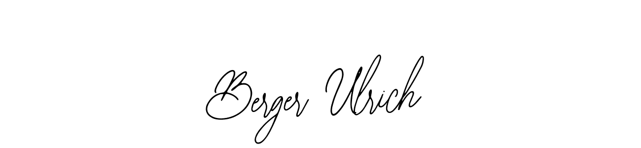 Make a beautiful signature design for name Berger Ulrich. With this signature (Bearetta-2O07w) style, you can create a handwritten signature for free. Berger Ulrich signature style 12 images and pictures png