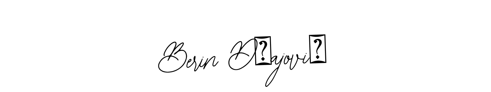 Also You can easily find your signature by using the search form. We will create Berin Džajović name handwritten signature images for you free of cost using Bearetta-2O07w sign style. Berin Džajović signature style 12 images and pictures png
