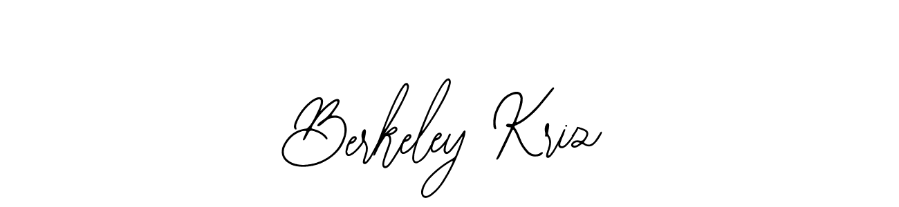 Create a beautiful signature design for name Berkeley Kriz. With this signature (Bearetta-2O07w) fonts, you can make a handwritten signature for free. Berkeley Kriz signature style 12 images and pictures png