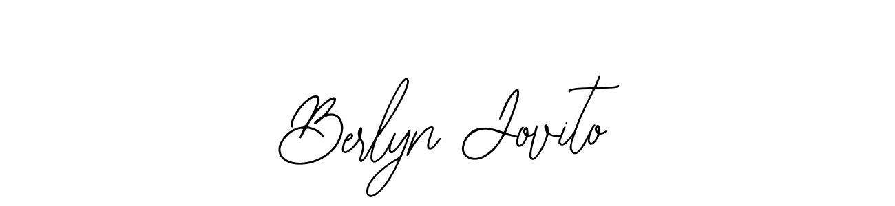 Make a short Berlyn Jovito signature style. Manage your documents anywhere anytime using Bearetta-2O07w. Create and add eSignatures, submit forms, share and send files easily. Berlyn Jovito signature style 12 images and pictures png