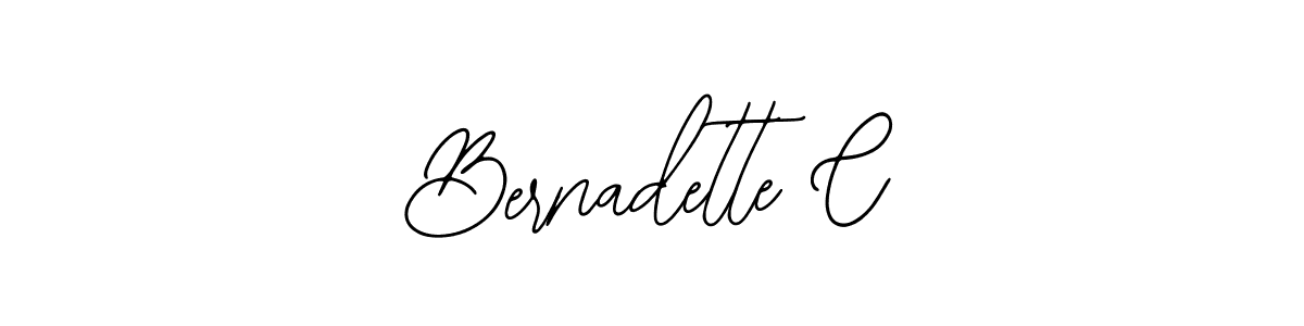 The best way (Bearetta-2O07w) to make a short signature is to pick only two or three words in your name. The name Bernadette C include a total of six letters. For converting this name. Bernadette C signature style 12 images and pictures png