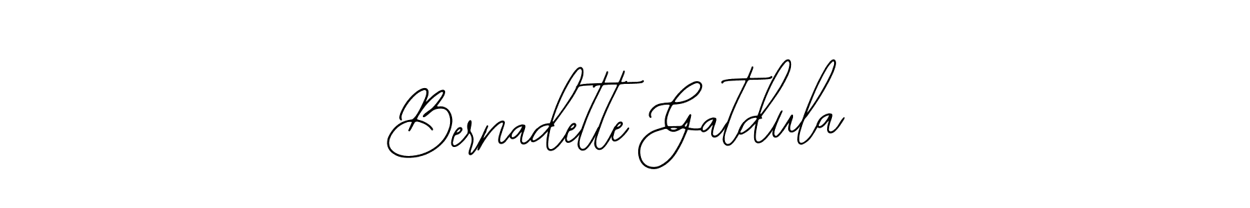 Also we have Bernadette Gatdula name is the best signature style. Create professional handwritten signature collection using Bearetta-2O07w autograph style. Bernadette Gatdula signature style 12 images and pictures png