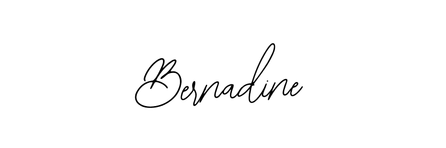 How to make Bernadine name signature. Use Bearetta-2O07w style for creating short signs online. This is the latest handwritten sign. Bernadine signature style 12 images and pictures png