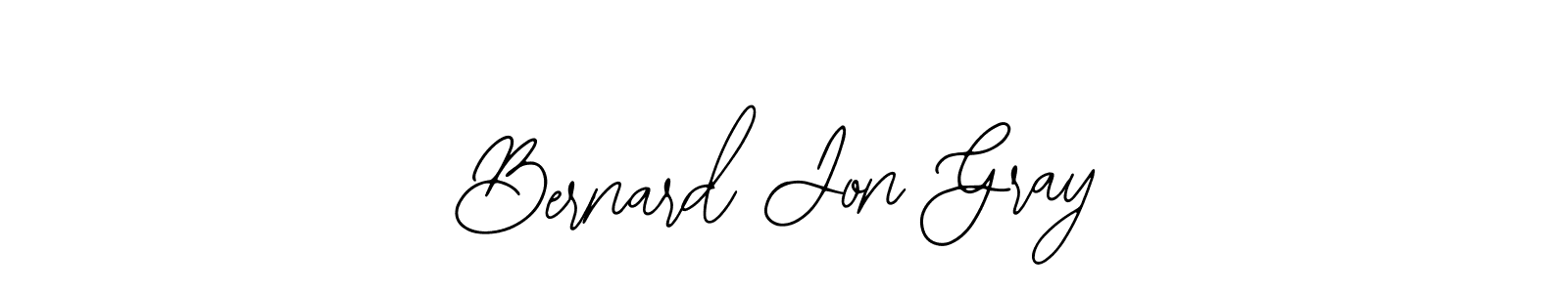 How to Draw Bernard Jon Gray signature style? Bearetta-2O07w is a latest design signature styles for name Bernard Jon Gray. Bernard Jon Gray signature style 12 images and pictures png