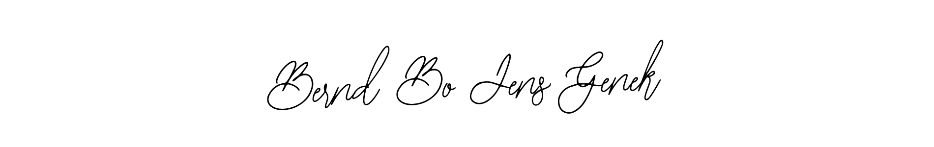 You should practise on your own different ways (Bearetta-2O07w) to write your name (Bernd Bo Jens Genek) in signature. don't let someone else do it for you. Bernd Bo Jens Genek signature style 12 images and pictures png
