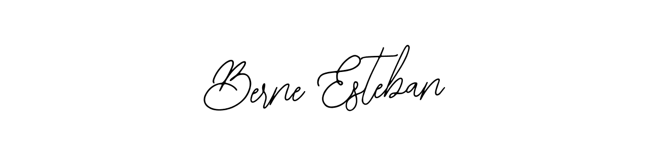 Once you've used our free online signature maker to create your best signature Bearetta-2O07w style, it's time to enjoy all of the benefits that Berne Esteban name signing documents. Berne Esteban signature style 12 images and pictures png